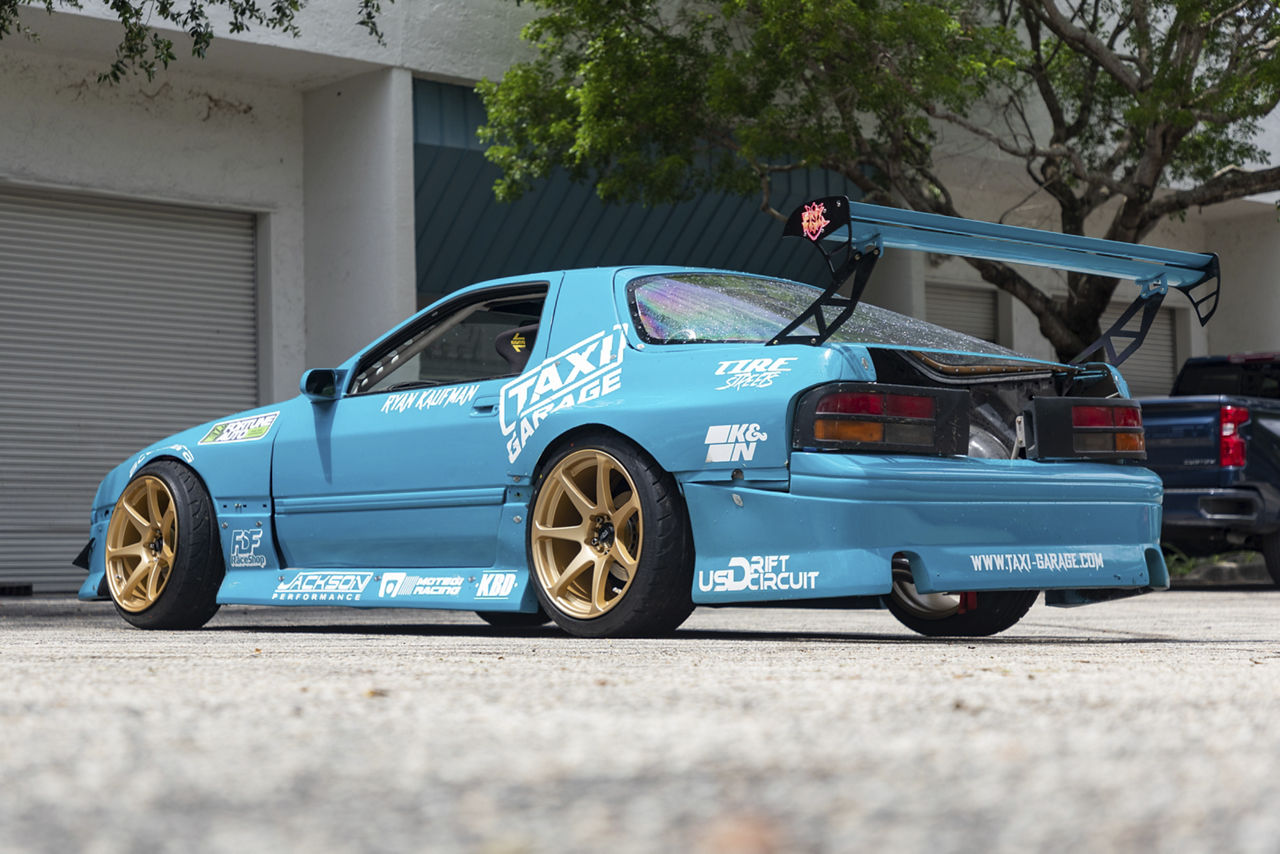 1990 Mazda RX7 - Motegi BATTLE - Gold | Motegi Wheels